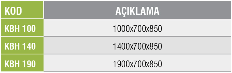 KBH-Servis Buzdolabı/Havuzlu