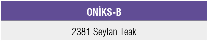 ONIKS-B -Pelilam Laminat Kaplama